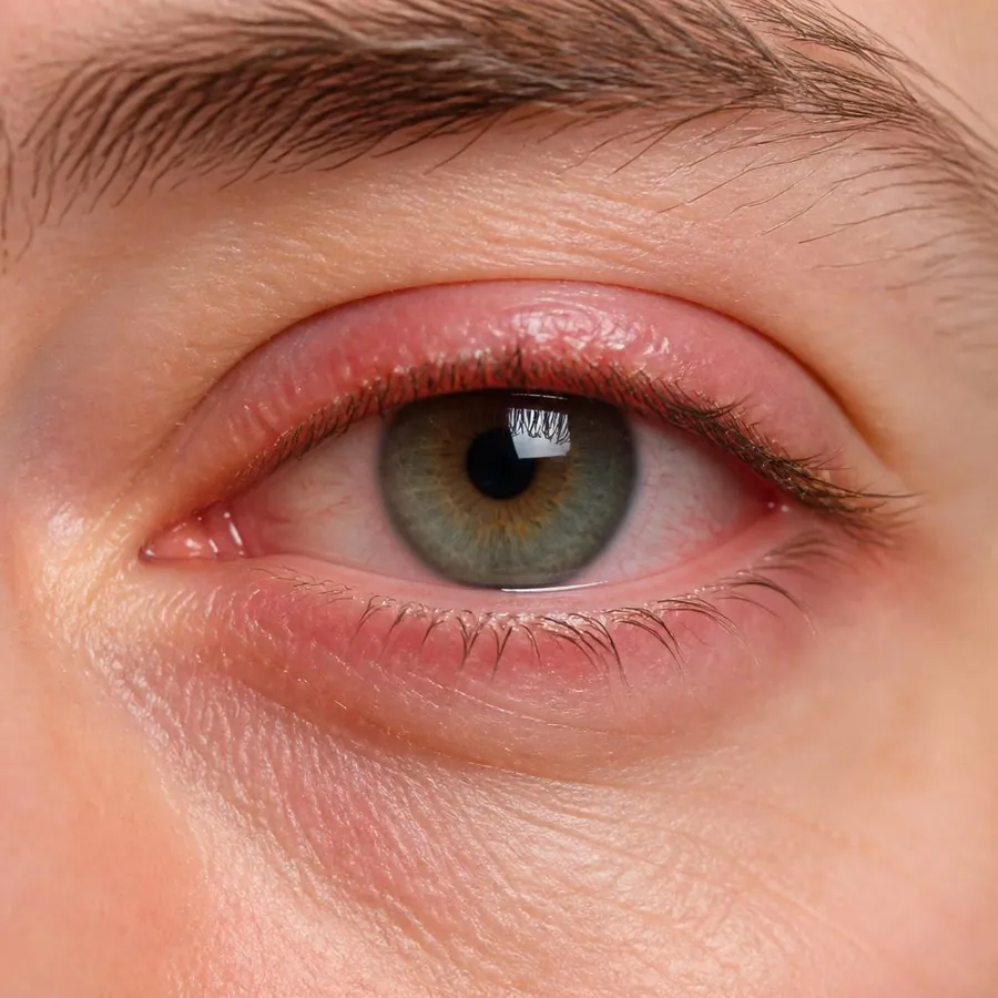 Blepharitis clinical view